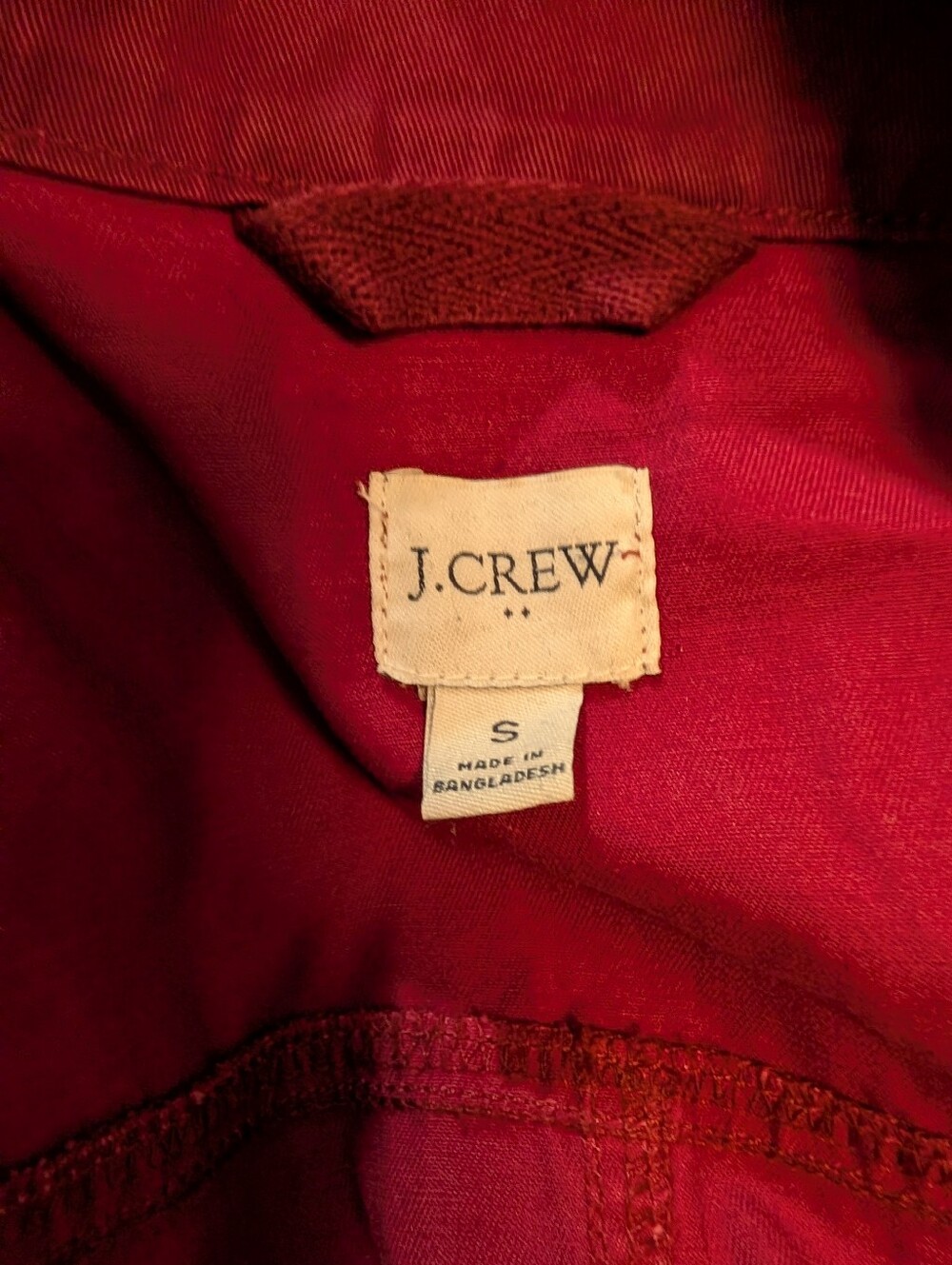 J. Crew Downtown Field Jacket - Burgundy - Picture 5 of 5